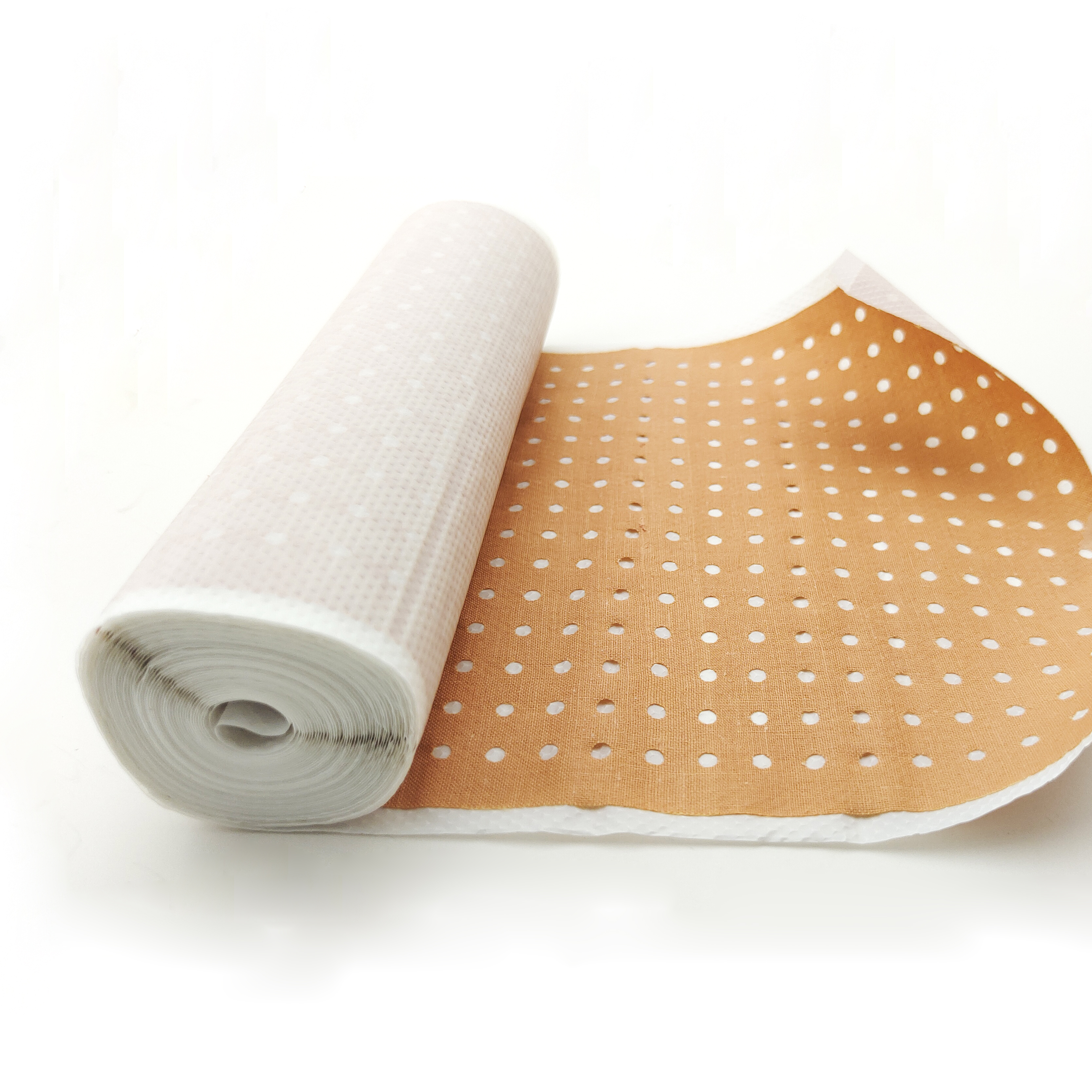 Perforated sticking plaster