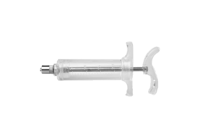 Plastic Steel Syringe with Graduation