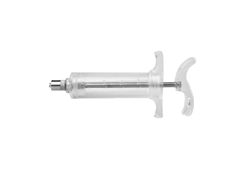 Plastic Steel Syringe with Graduation