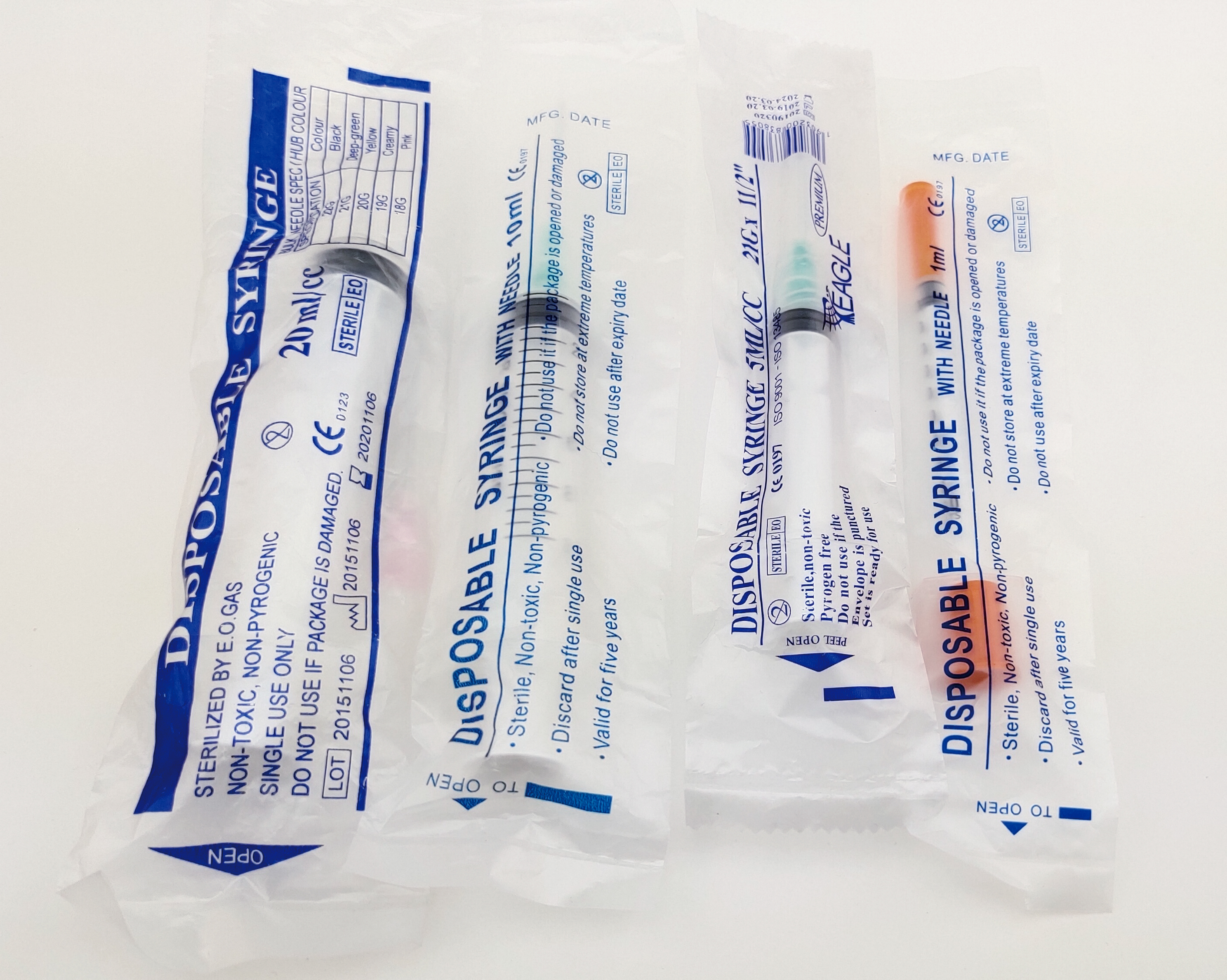 Disposable Syringe with Needle