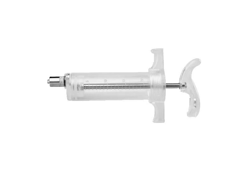 Plastic Steel Syringe with Graduation